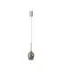 Baldwin 12cm Single Pendant 2m 1 x G9 French Gold/Smoke/Frosted Type D Shade-7
