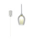 Baldwin 12cm Single Pendant 2m 1 x G9 Polished Chrome/Smoke/Frosted Type D Shade-1