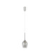 Baldwin 12cm Single Pendant 2m 1 x G9 Polished Chrome/Smoke/Frosted Type D Shade-5