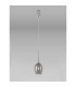 Baldwin 12cm Single Pendant 2m 1 x G9 Polished Chrome/Smoke/Frosted Type D Shade-13