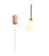 Baldwin 14cm Single Pendant 2m 1 x G9 French Gold/Opal Type F Shade-1