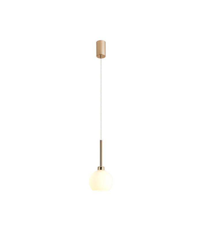 Baldwin 14cm Single Pendant 2m 1 x G9 French Gold/Opal Type F Shade-5