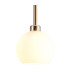 Baldwin 14cm Single Pendant 2m 1 x G9 French Gold/Opal Type F Shade-7