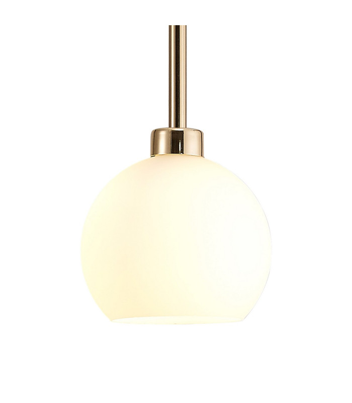 Baldwin 14cm Single Pendant 2m 1 x G9 French Gold/Opal Type F Shade-7