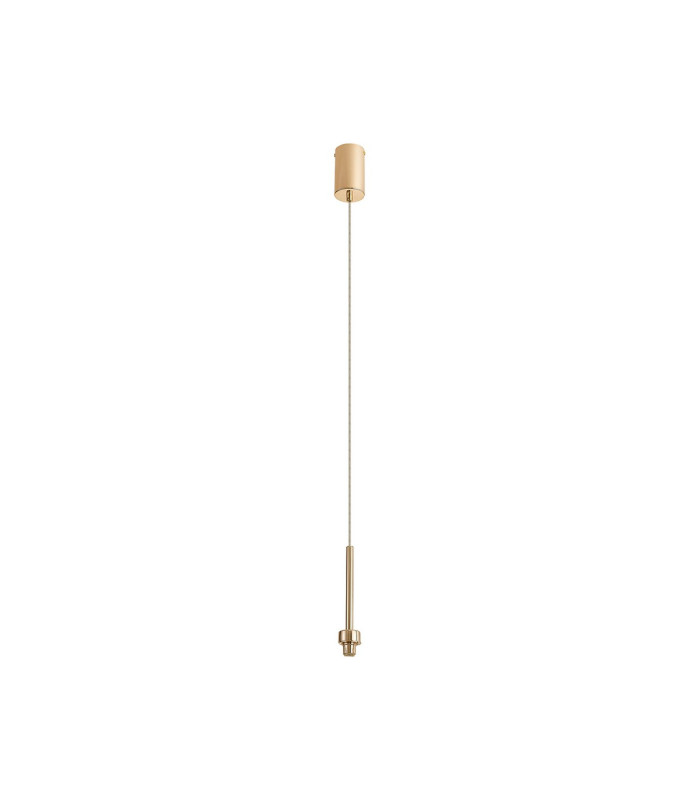 Baldwin 14cm Single Pendant 2m 1 x G9 French Gold/Opal Type F Shade-10
