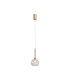 Baldwin 14cm Single Pendant 2m 1 x G9 French Gold/Clear Type F Shade-4