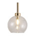 Baldwin 14cm Single Pendant 2m 1 x G9 French Gold/Clear Type F Shade-6