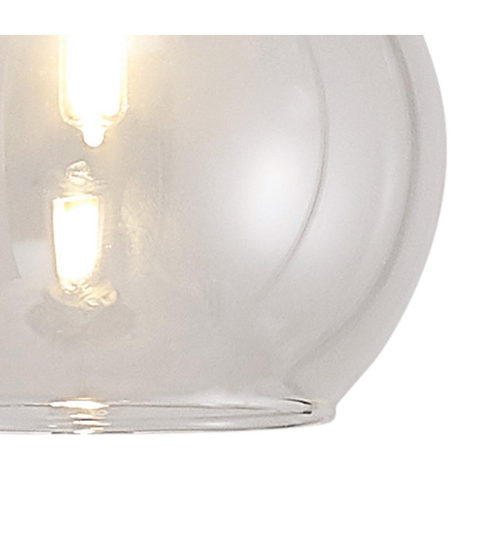 Baldwin 14cm Single Pendant 2m 1 x G9 French Gold/Clear Type F Shade-13