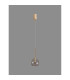 Baldwin 14cm Single Pendant 2m 1 x G9 French Gold/Clear Type F Shade-14