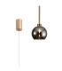 Baldwin 14cm Single Pendant 2m 1 x G9 French Gold/Chrome Type F Shade-1