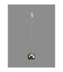 Baldwin 14cm Single Pendant 2m 1 x G9 French Gold/Chrome Type F Shade-3