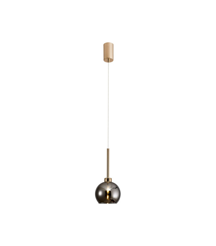 Baldwin 14cm Single Pendant 2m 1 x G9 French Gold/Chrome Type F Shade-4