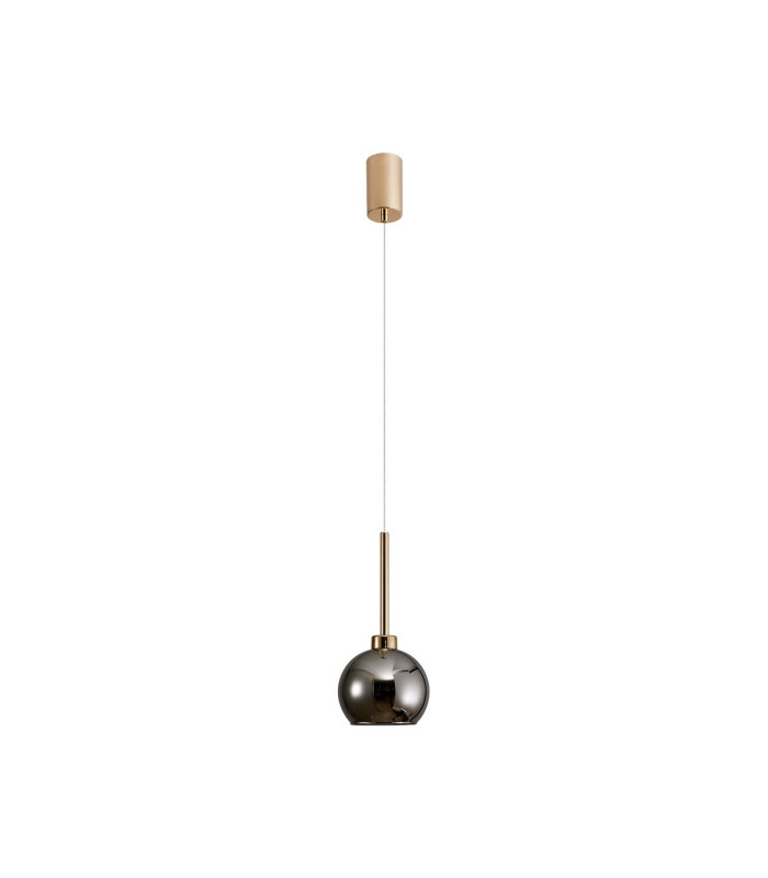 Baldwin 14cm Single Pendant 2m 1 x G9 French Gold/Chrome Type F Shade-5