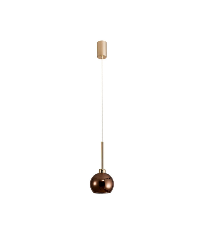 Baldwin 14cm Single Pendant 2m 1 x G9 French Gold/Copper Type F Shade-5