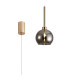 Baldwin 14cm Single Pendant 2m 1 x G9 French Gold/Smoked Type F Shade-1