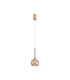 Baldwin 14cm Single Pendant 2m 1 x G9 French Gold/Amber Type F Shade-5