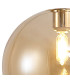 Baldwin 14cm Single Pendant 2m 1 x G9 French Gold/Amber Type F Shade-14