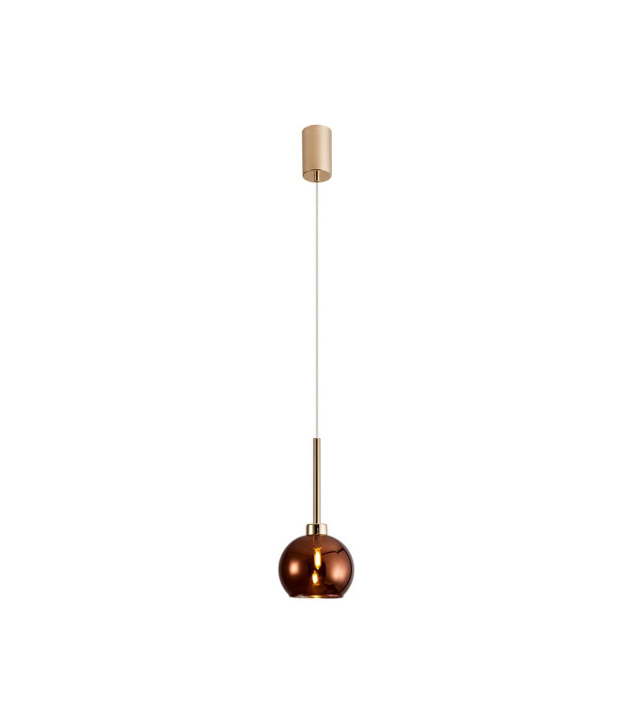 Baldwin 14cm Single Pendant 2m 1 x G9 French Gold/Dark Copper Type F Shade-5