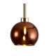Baldwin 14cm Single Pendant 2m 1 x G9 French Gold/Dark Copper Type F Shade-7