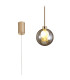 Baldwin 14cm Single Pendant 2m 1 x G9 French Gold/Cognac/Frosted Type G Shade-1