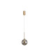 Baldwin 14cm Single Pendant 2m 1 x G9 French Gold/Cognac/Frosted Type G Shade-5