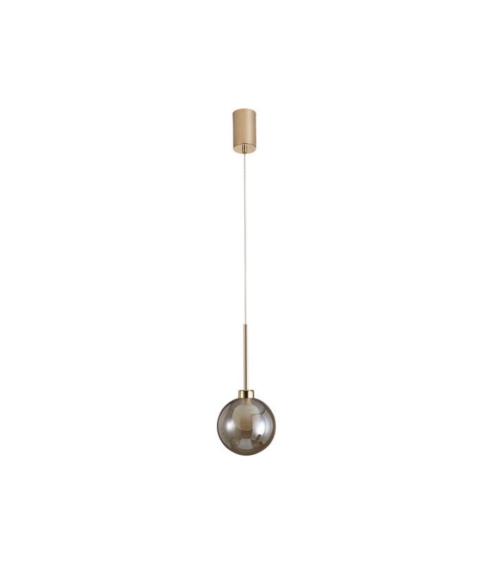 Baldwin 14cm Single Pendant 2m 1 x G9 French Gold/Cognac/Frosted Type G Shade-5