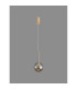 Baldwin 14cm Single Pendant 2m 1 x G9 French Gold/Cognac/Frosted Type G Shade-13