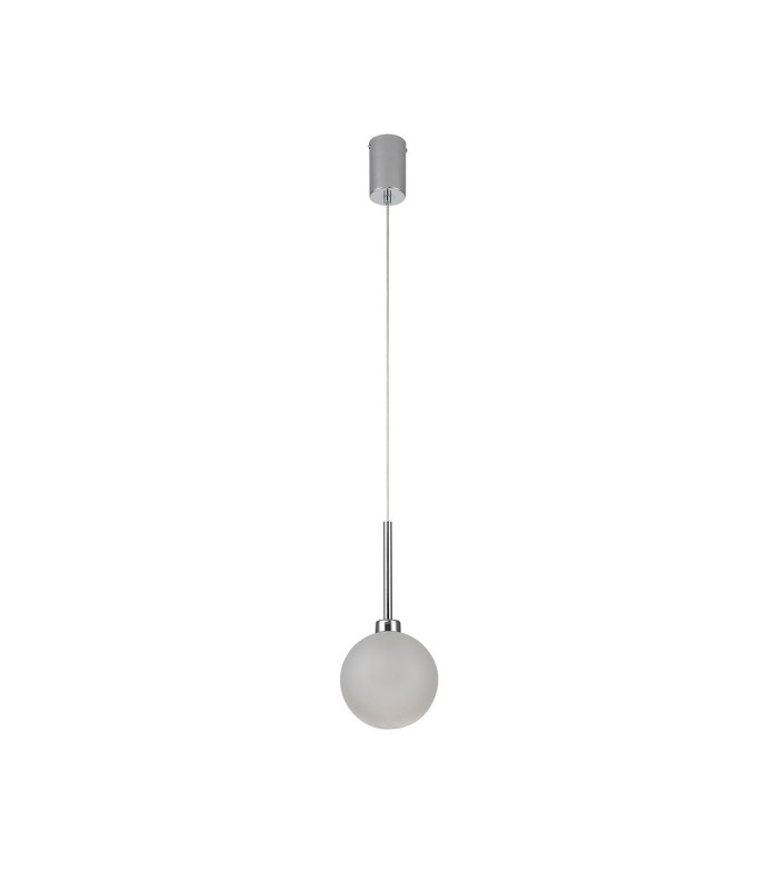 Baldwin 14cm Single Pendant 2m 1 x G9 Polished Chrome/Frosted Type G Shade-5