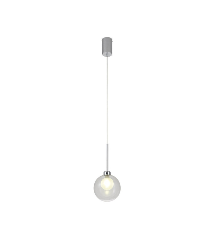 Baldwin 14cm Single Pendant 2m 1 x G9 Polished Chrome/Clear/Frosted Type G Shade-4