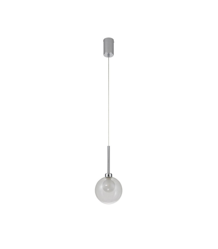 Baldwin 14cm Single Pendant 2m 1 x G9 Polished Chrome/Clear/Frosted Type G Shade-5