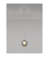 Baldwin 14cm Single Pendant 2m 1 x G9 Polished Chrome/Smoked/Frosted Type G Shade-3