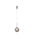 Baldwin 14cm Single Pendant 2m 1 x G9 Polished Chrome/Smoked/Frosted Type G Shade-4