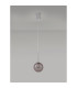 Baldwin 14cm Single Pendant 2m 1 x G9 Polished Chrome/Smoked/Frosted Type G Shade-13