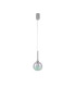 Baldwin 14cm Single Pendant 2m 1 x G9 Polished Chrome/Iridescent/Frosted Type G Shade-7