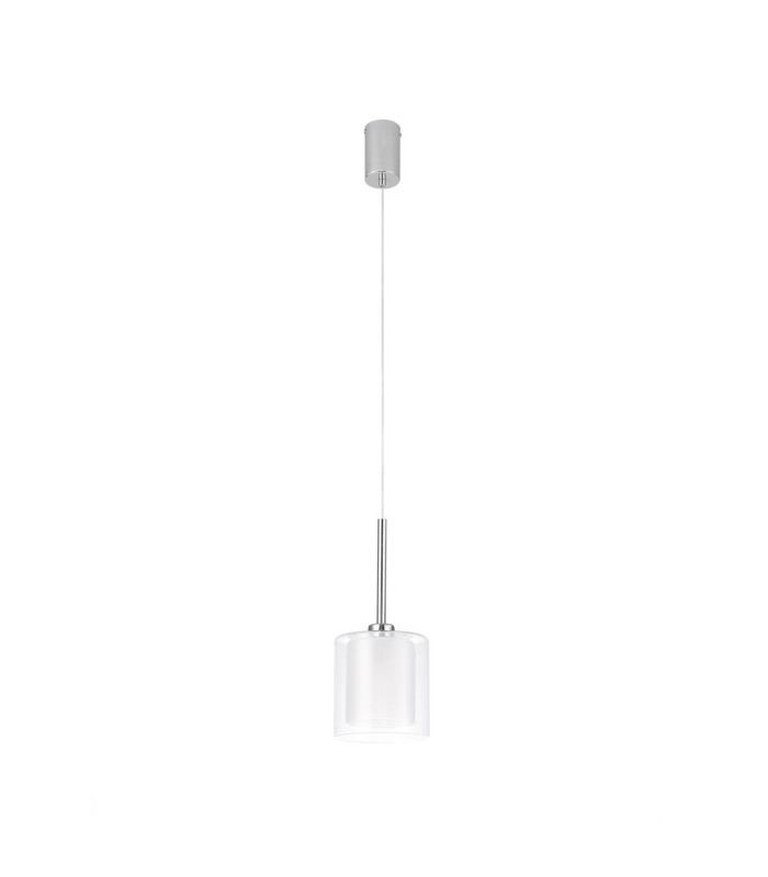 Baldwin 14cm Single Pendant 2m 1 x G9 Polished Chrome/Frosted/Clear Type H Shade-4