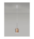 Baldwin 14cm Single Pendant 2m 1 x G9 Polished Chrome/Copper/Clear Type H Shade-3