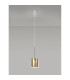 Baldwin 14cm Single Pendant 2m 1 x G9 Polished Chrome/Gold/Clear Type H Shade-3