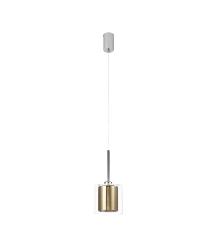 Baldwin 14cm Single Pendant 2m 1 x G9 Polished Chrome/Gold/Clear Type H Shade-4