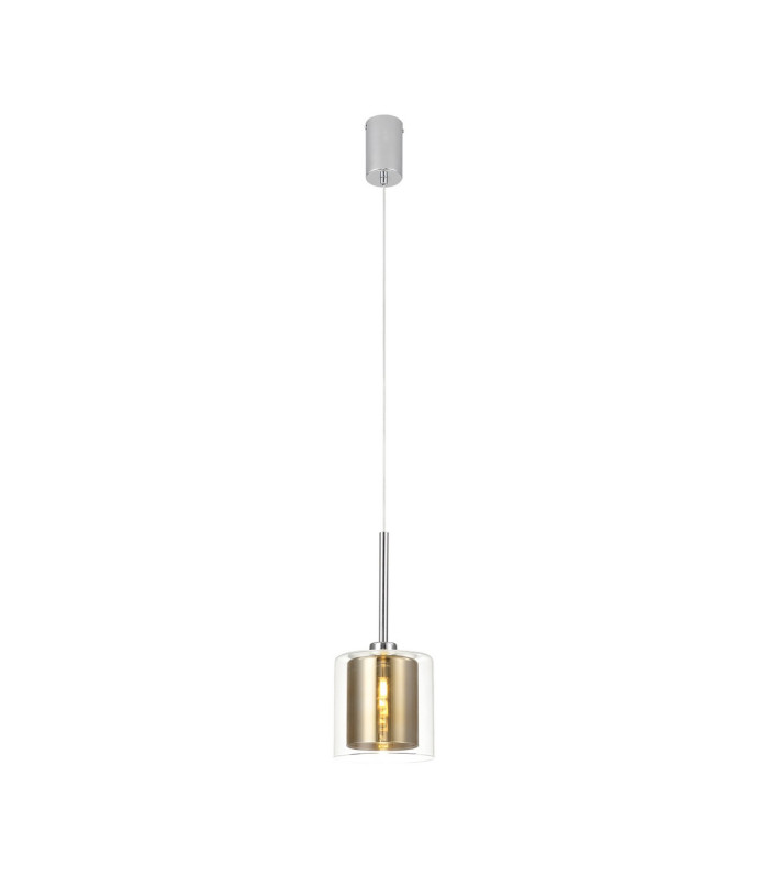 Baldwin 14cm Single Pendant 2m 1 x G9 Polished Chrome/Gold/Clear Type H Shade-5