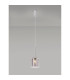 Baldwin 14cm Single Pendant 2m 1 x G9 Polished Chrome/Smoked/Clear Type H Shade-3