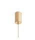 Baldwin 12cm Single Pendant 2m Curved Cone Glass (U) 1 Light G9 French Gold/Iridescent/Opal-8