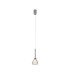 Baldwin 12cm 2m Single Pendant Curved Cone Glass (U) 1 Light G9 Polished Chrome/Iridescent/Opal-4