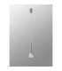 Baldwin 12cm 2m Single Pendant Curved Cone Glass (U) 1 Light G9 Polished Chrome/Iridescent/Opal-15
