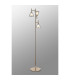 Baldwin Floor Lamp Curved Cone Glass (U) 3 Light G9 French Gold/Iridescent/Opal-3