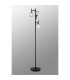 Baldwin Floor Lamp Curved Cone Glass (U) 3 Light G9 Satin Black/Iridescent/Opal-11