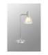 Baldwin Reader Table Lamp Curved Cone Glass (U) 1 Light G9 Polished Chrome/Iridescent/Opal-3