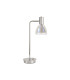 Baldwin Reader Table Lamp Curved Cone Glass (U) 1 Light G9 Polished Chrome/Iridescent/Opal-4