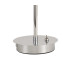 Baldwin Reader Table Lamp Curved Cone Glass (U) 1 Light G9 Polished Chrome/Iridescent/Opal-5