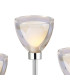 Baldwin Rectangular Table Lamp Touch Switch Curved Cone Glass (U) 3 Light G9 Polished Chrome/Iridescent/Opal-5