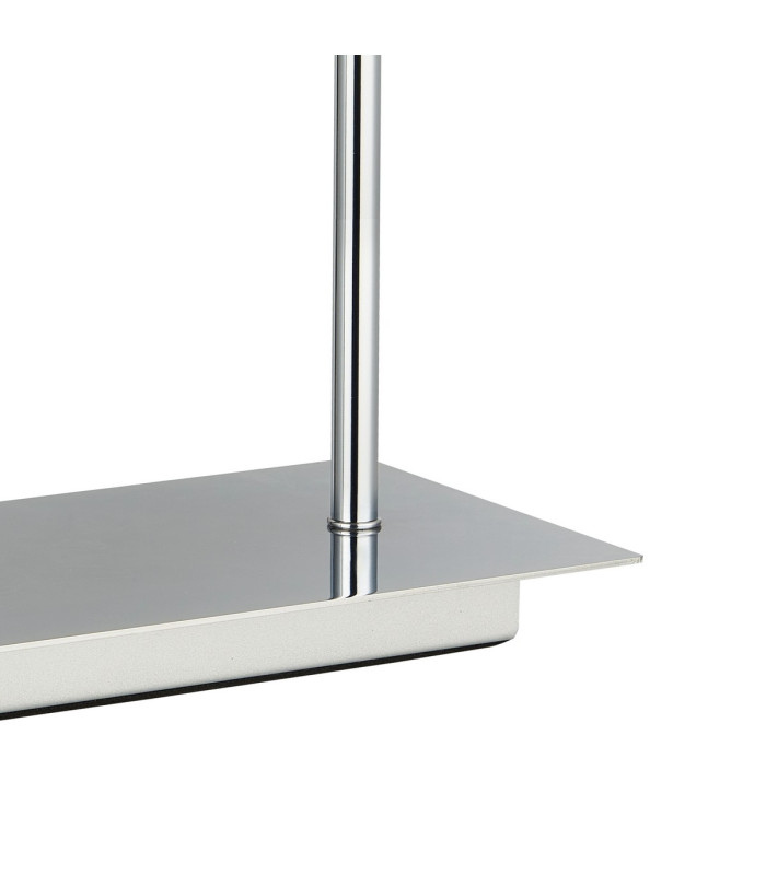Baldwin Rectangular Table Lamp Touch Switch Curved Cone Glass (U) 3 Light G9 Polished Chrome/Iridescent/Opal-6